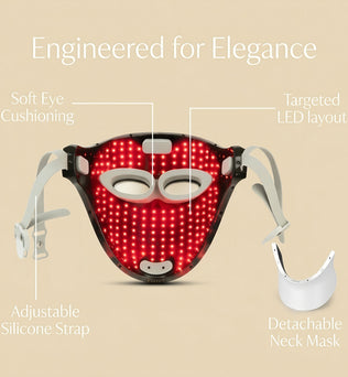 Redpureray | Face and Neck  Pro Red Light Therapy Mask