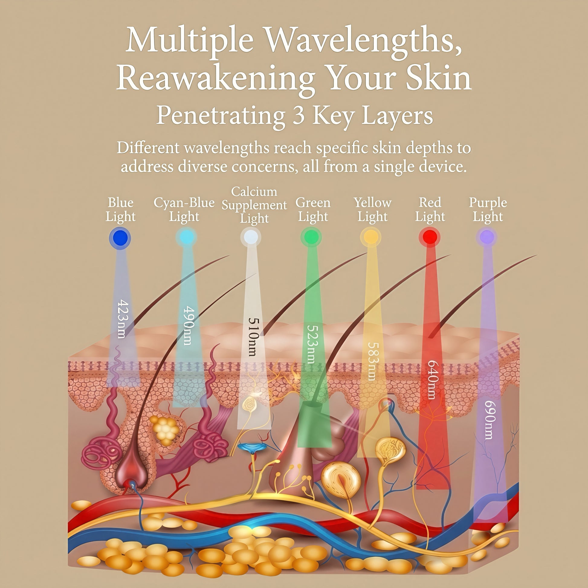 RedpureRay | Body & Face LED Red Light Therapy Device