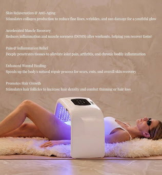 RedpureRay | Body & Face LED Red Light Therapy Device